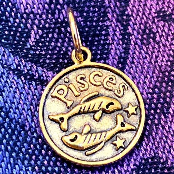 5/$10❤️❤️❤️NEW Brass PISCES / Intuitive Charm - Picture 1 of 3